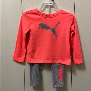 Puma Neon Pink and Grey Set